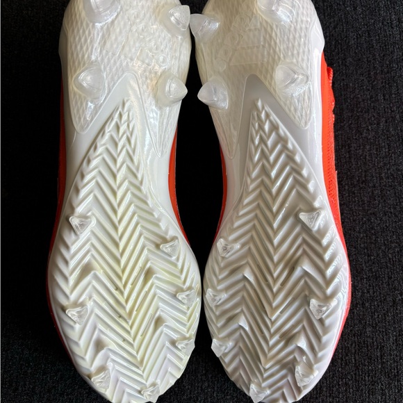 Adidas Adizero PrimeKnit Orange/White Football Cleats Size 11.5 - Picture 8 of 8
